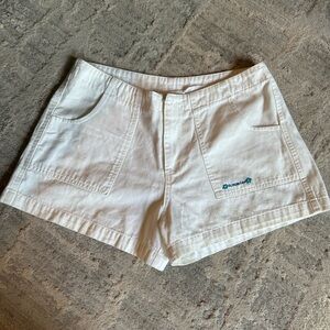 Vintage 90s‎ White Cotton Whitelies Shorts zip up